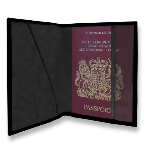 Passport Holder in Black