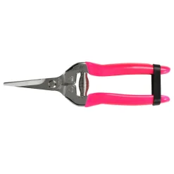 Florabrite pink flower & fruit snip with precise cutting blades and ergonomic handle.
