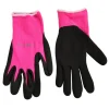 Florabrite pink garden gloves, M/L, durable and comfortable.