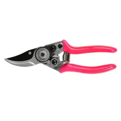Florabrite pink pocket pruner with sharp blades and compact design.
