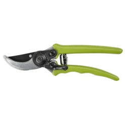 Micro secateur, RHS endorsed, available in orange and green, compact and precise.