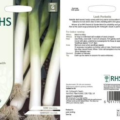 RHS Leek Porbella Vegetable Seeds