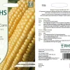 RHS Sweet Corn Goldcrest F1 seeds, yellow corn cobs.