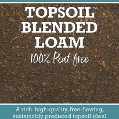 Topsoil blended loam 20L, nutrient-rich soil for planting and general gardening.