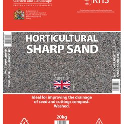 Horticultural sharp sand 20kg, coarse sand for planting and drainage.